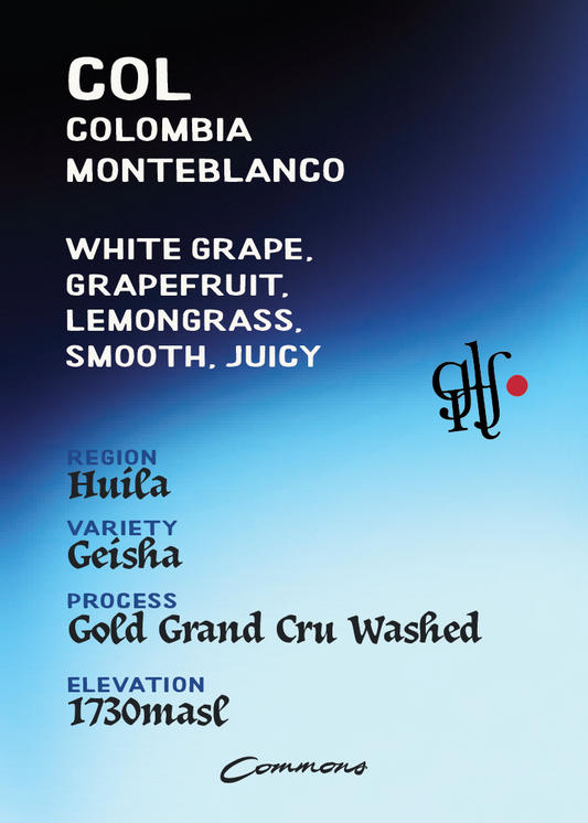 GLITCH Colombia Monteblanco Gold Grand Cru Washed