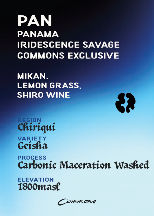 Walnuts x Commons Savage Iridescence Panama Geisha
